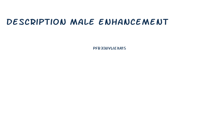 description male enhancement