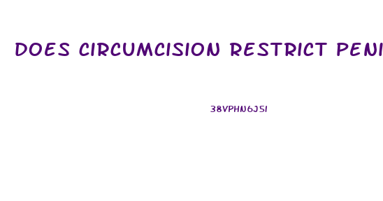 does circumcision restrict penis growth