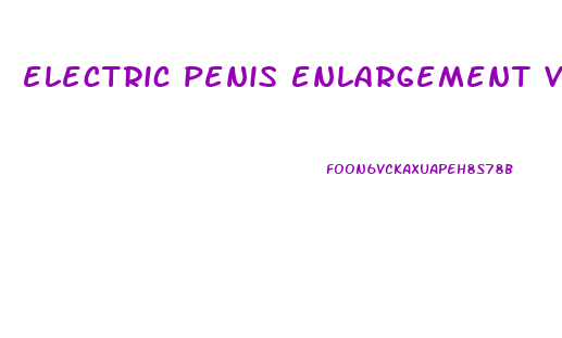 electric penis enlargement vacuum