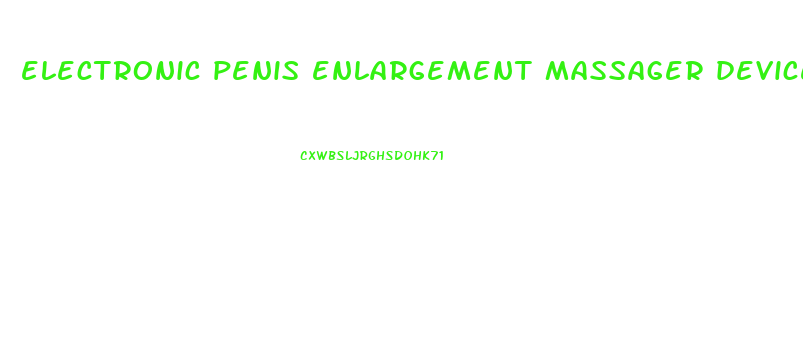 electronic penis enlargement massager device ea 13m