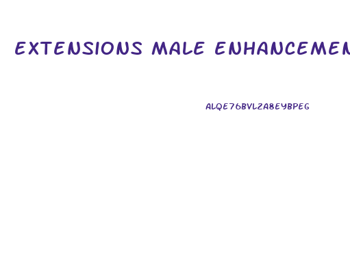 extensions male enhancement formula 2