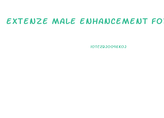 extenze male enhancement formula