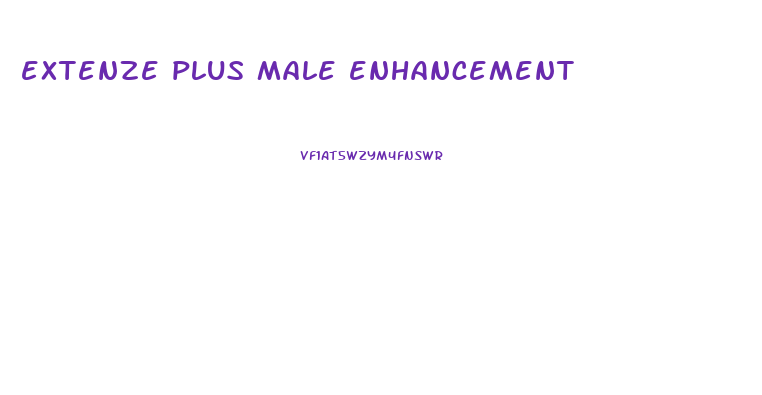 extenze plus male enhancement