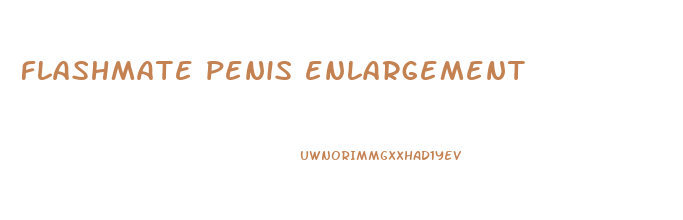 flashmate penis enlargement