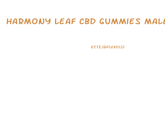 harmony leaf cbd gummies male enhancement gummies