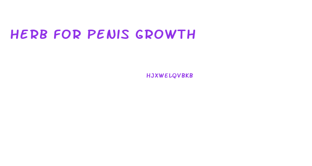 herb for penis growth