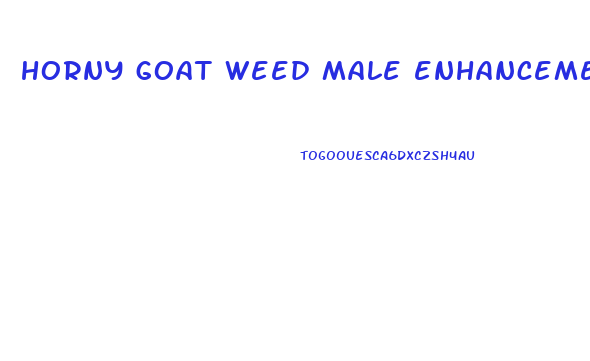 horny goat weed male enhancement