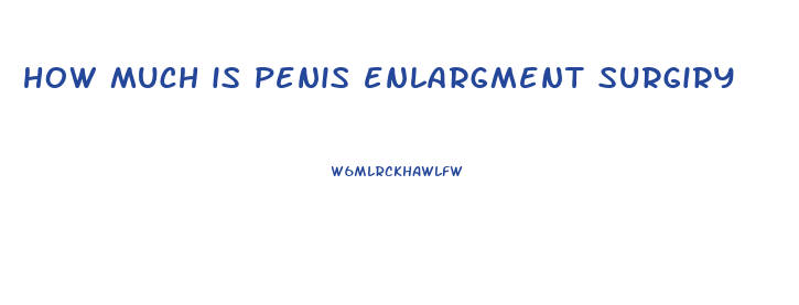 how much is penis enlargment surgiry