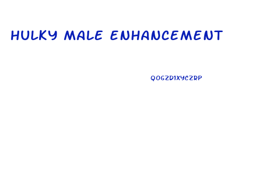 hulky male enhancement