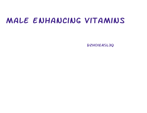male enhancing vitamins