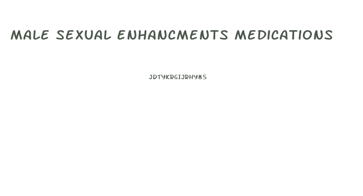 male sexual enhancments medications