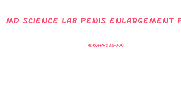 md science lab penis enlargement pills