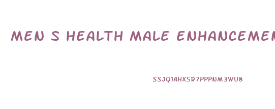 men s health male enhancement supplements