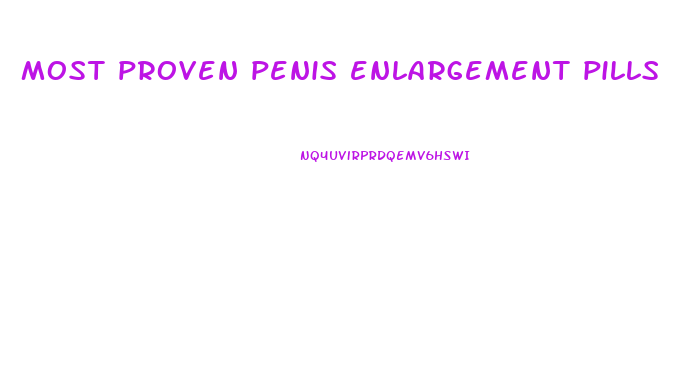 most proven penis enlargement pills