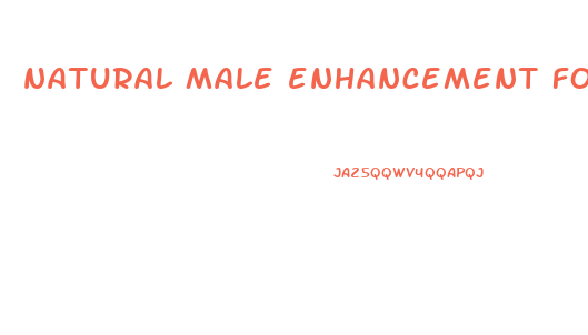 natural male enhancement foods stamina and performance