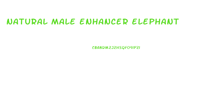 natural male enhancer elephant