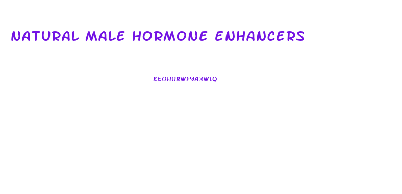 natural male hormone enhancers