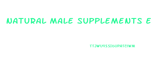 natural male supplements enhancement