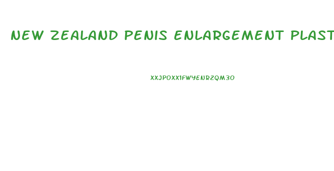 new zealand penis enlargement plastic surgeon