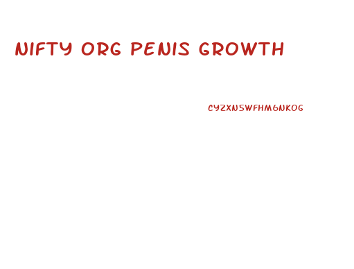 nifty org penis growth