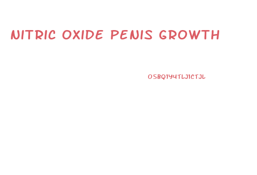 nitric oxide penis growth