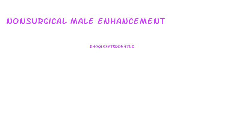 nonsurgical male enhancement