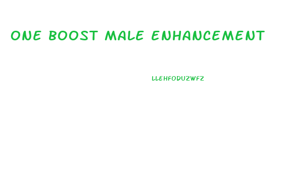 one boost male enhancement