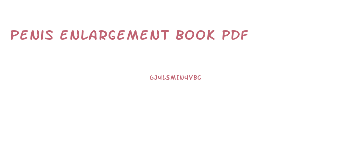 penis enlargement book pdf