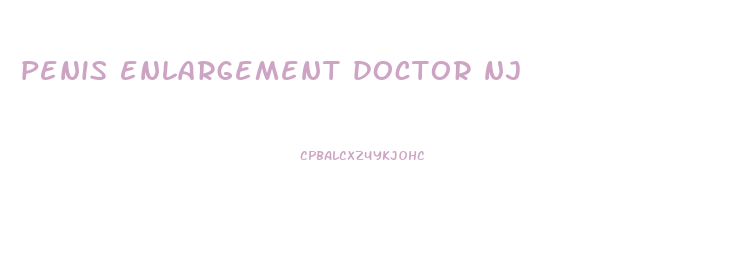 penis enlargement doctor nj