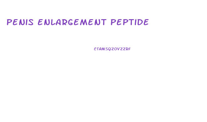 penis enlargement peptide