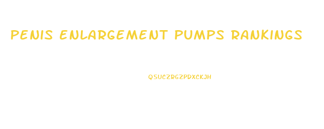 penis enlargement pumps rankings