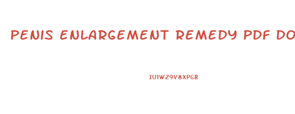 penis enlargement remedy pdf download