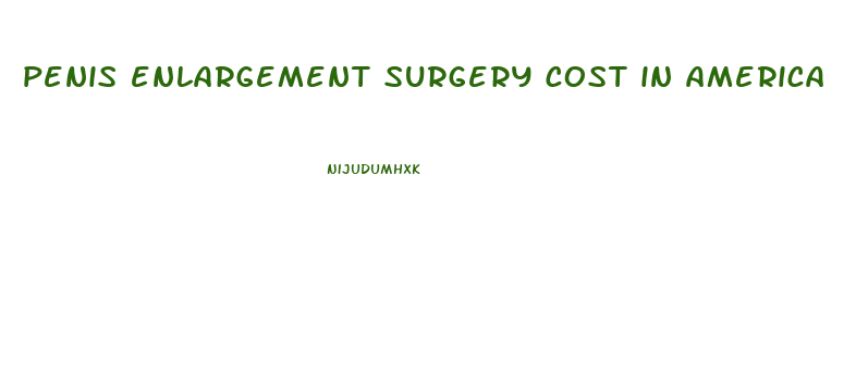 penis enlargement surgery cost in america