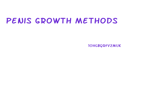 penis growth methods