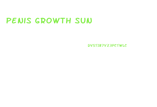 penis growth sun