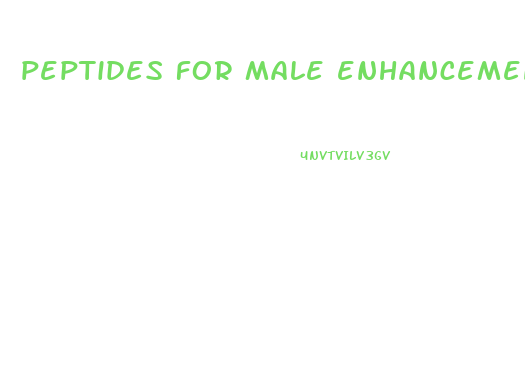 peptides for male enhancement