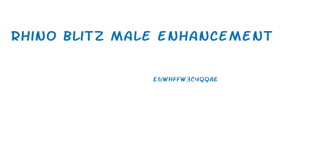 rhino blitz male enhancement