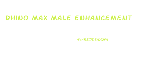 rhino max male enhancement