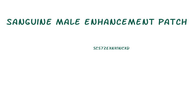 sanguine male enhancement patch