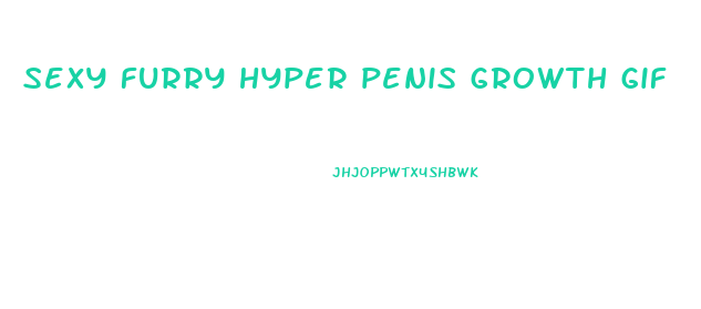 sexy furry hyper penis growth gif