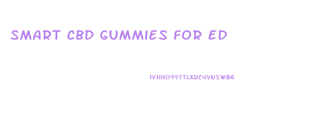 smart cbd gummies for ed