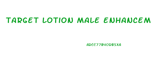 target lotion male enhancement