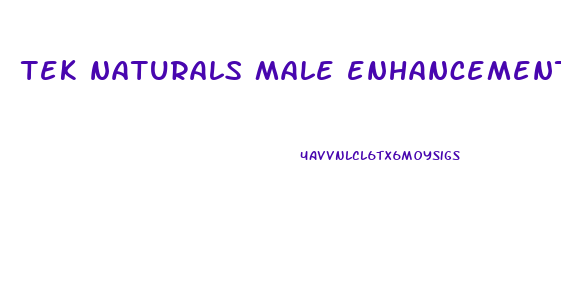 tek naturals male enhancement