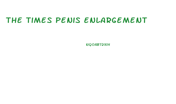 the times penis enlargement