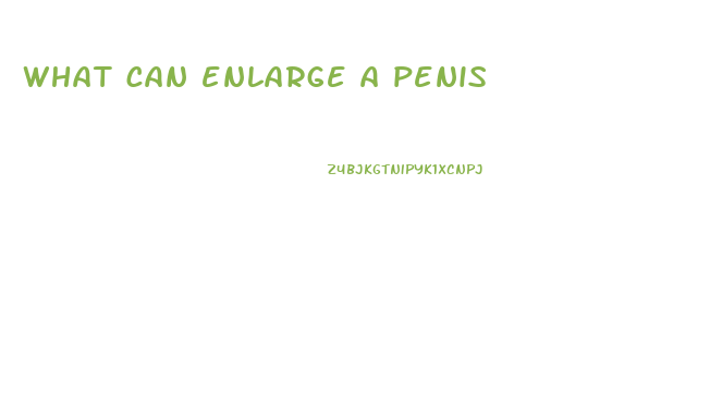 what can enlarge a penis