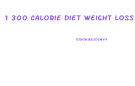 1 300 calorie diet weight loss calculator