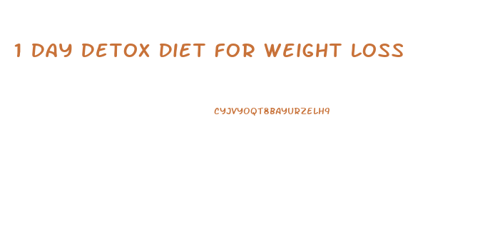 1 Day Detox Diet For Weight Loss