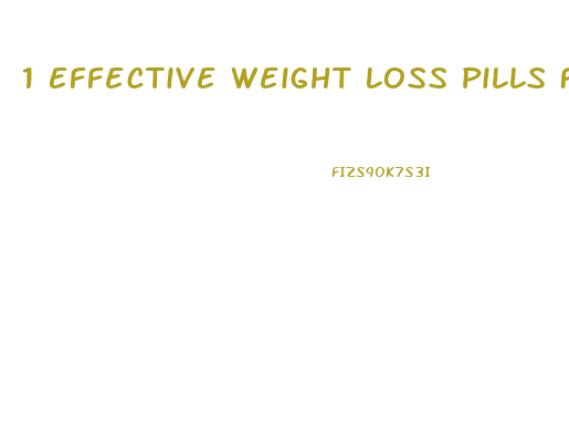 1 Effective Weight Loss Pills From Doctor