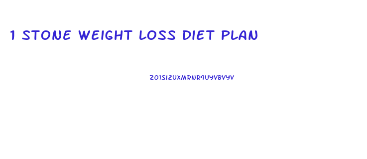 1 Stone Weight Loss Diet Plan