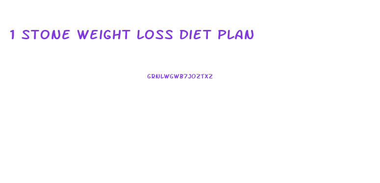 1 Stone Weight Loss Diet Plan